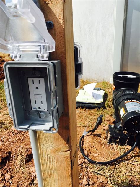 replacing outdoor electrical box|ground fault exterior electrical outlets.